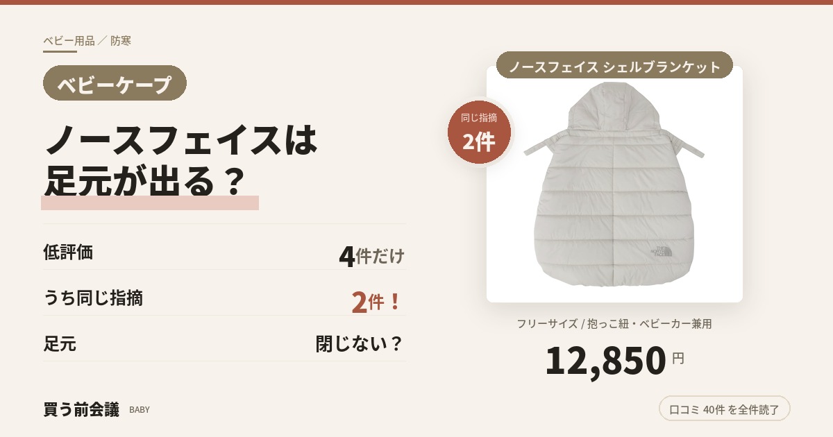 ノースフェイスのシェルブランケットは、足元をどうするかで決まります